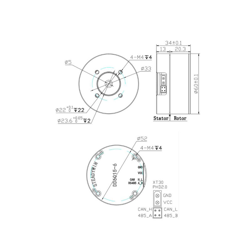 Pan/tilt, estabilizador de car - Direct Drive Servo Motor Robotics avaliação e preço